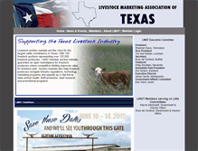 Tablet Screenshot of livestockmarketingassociationoftexas.com